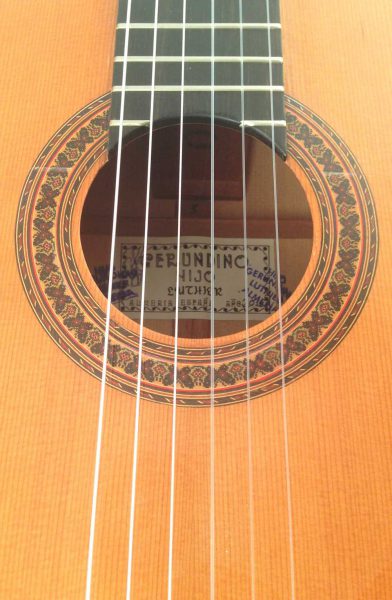 Guitarra flamenca Gerundino hijo 2016 roseta