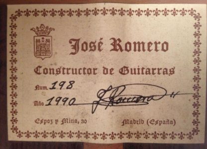 Guitarra-flamenca-José-Romero-1990-en-venta (5)