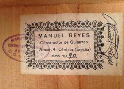 Flamenco-guitar-Manuel-Reyes-1990-(Antonio-Rey)-for-sale