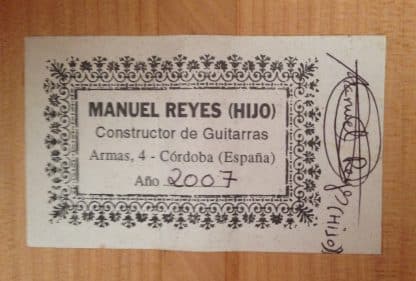 Flamenco-guitar-Manuel-Reyes-Hijo-2007-for-sale
