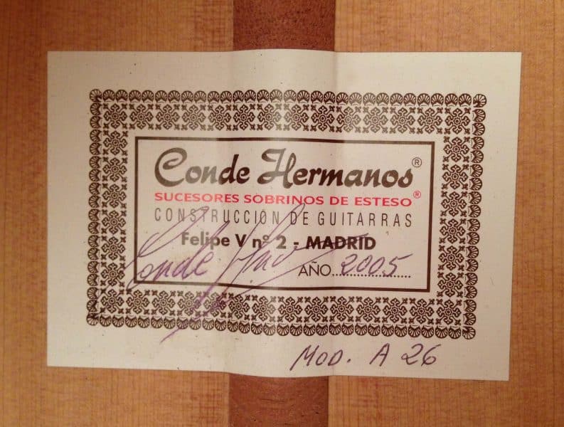 Flamenco-guitar-Conde-Hermanos-2005